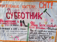 Субботник СНТ Солнечное Одинцовский район